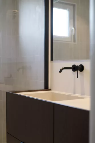 Rénovation et aménagement d'une salle d'eau à Barfleur